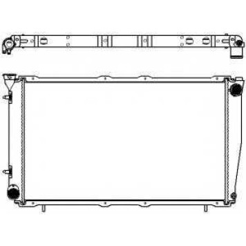 Радиатор охлаждения двигателя SAKURA Automotive 3421-1001