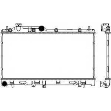 Радиатор охлаждения двигателя SAKURA Automotive 3421-1029