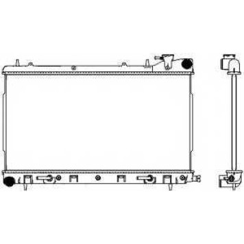 Радиатор охлаждения двигателя SAKURA Automotive 3421-8502