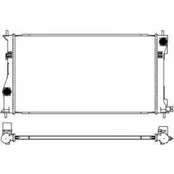 Радиатор охлаждения двигателя SAKURA Automotive 3421-8506