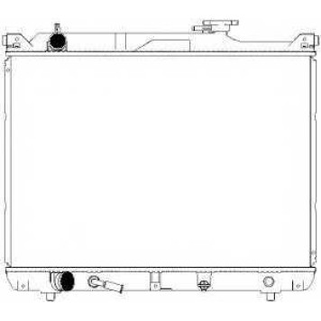 Радиатор охлаждения двигателя SAKURA Automotive 3431-1003