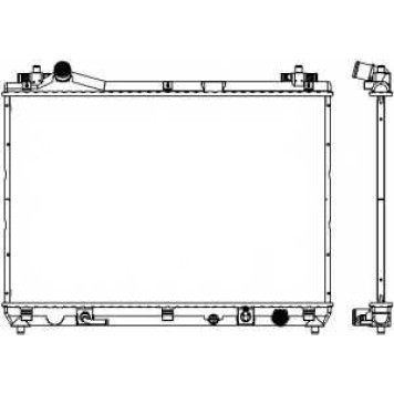 Радиатор охлаждения двигателя SAKURA Automotive 3431-8502