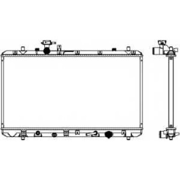 Радиатор охлаждения двигателя SAKURA Automotive 3431-8503