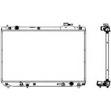 Радиатор охлаждения двигателя SAKURA Automotive 3461-1018