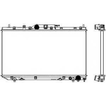 Радиатор охлаждения двигателя SAKURA Automotive 3461-1062