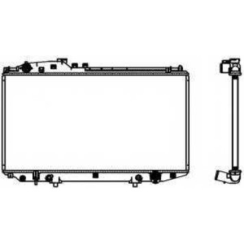 Радиатор охлаждения двигателя SAKURA Automotive 3461-1069