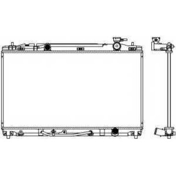 Радиатор охлаждения двигателя SAKURA Automotive 3461-8506