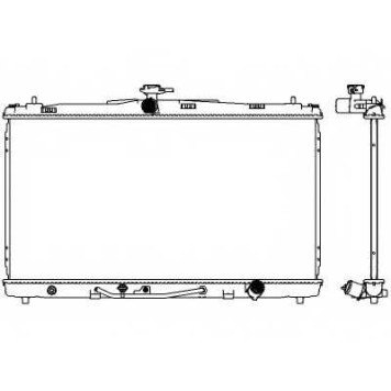 Радиатор охлаждения двигателя SAKURA Automotive 3461-8540
