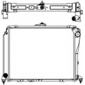 Радиатор охлаждения двигателя SAKURA Automotive 3462-1007