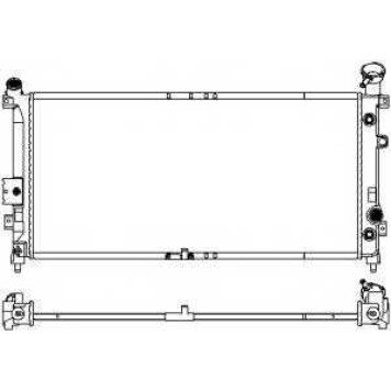Радиатор охлаждения двигателя SAKURA Automotive 3571-1007