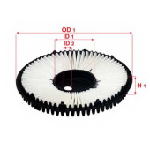 Фильтр воздушный SAKURA Automotive A-1043