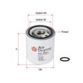 Патрон осушителя воздуха, пневматическая система SAKURA Automotive AC-7901