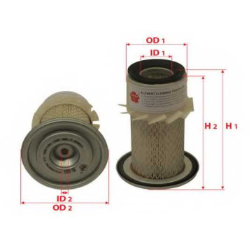 Фильтр воздушный SAKURA Automotive AS-8801