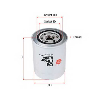 Фильтр масляный SAKURA Automotive C-1008