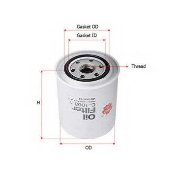 Фильтр масляный SAKURA Automotive C-1008-1