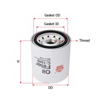 Фильтр масляный SAKURA Automotive C-1049