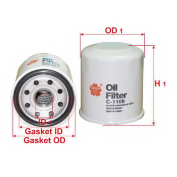 Фильтр масляный SAKURA Automotive C-1109