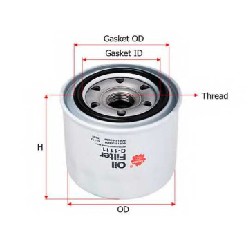 Фильтр масляный SAKURA Automotive C-1111