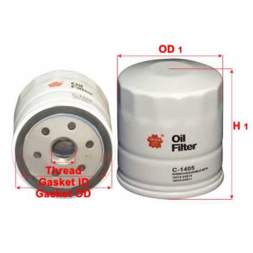 Фильтр масляный SAKURA Automotive C-1405