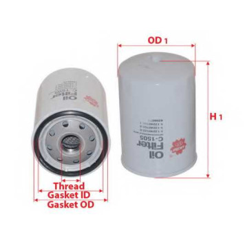 Фильтр масляный SAKURA Automotive C-1505