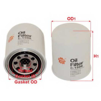 Фильтр масляный SAKURA Automotive C-1508