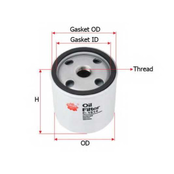 Фильтр масляный SAKURA Automotive C-1514