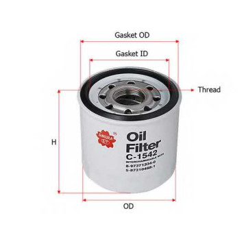 Фильтр масляный SAKURA Automotive C-1542