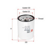 Фильтр масляный SAKURA Automotive C-1614