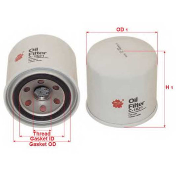 Фильтр масляный SAKURA Automotive C-1621