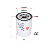 Фильтр масляный SAKURA Automotive C-1712