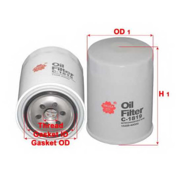 Фильтр масляный SAKURA Automotive C-1819