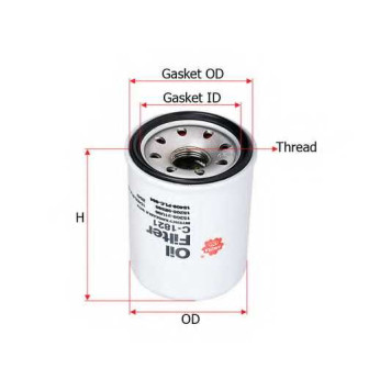 Фильтр масляный SAKURA Automotive C-1821