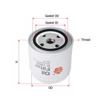 Фильтр масляный SAKURA Automotive C-1903