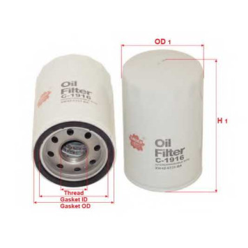 Фильтр масляный SAKURA Automotive C-1916