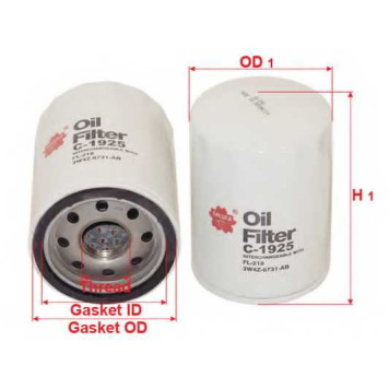 Фильтр масляный SAKURA Automotive C-1925