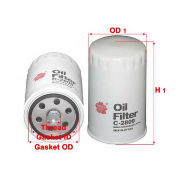 Фильтр масляный SAKURA Automotive C-2809