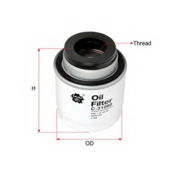Фильтр масляный SAKURA Automotive C-31080