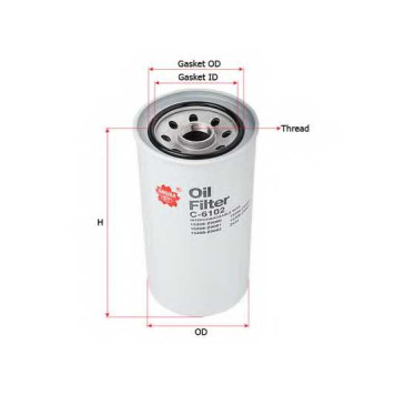 Фильтр масляный SAKURA Automotive C-6102