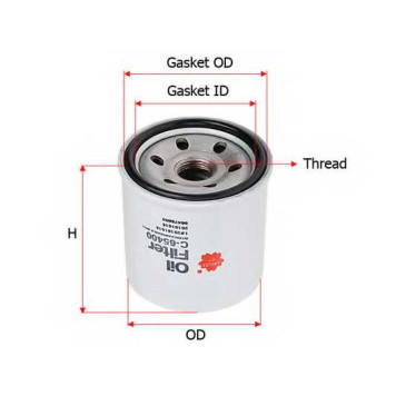 Фильтр масляный SAKURA Automotive C-65400