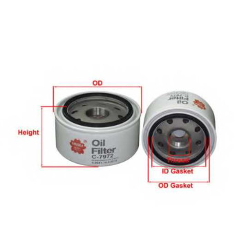 Фильтр масляный SAKURA Automotive C-7972