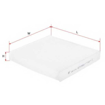 Фильтр салонный SAKURA Automotive CA-1114