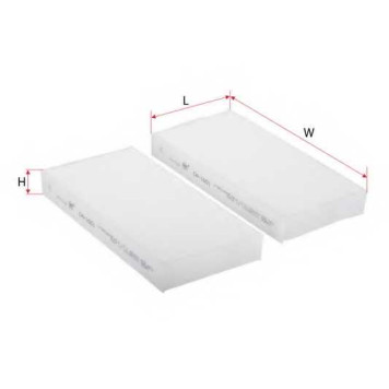 Фильтр салонный SAKURA Automotive CA-1601