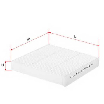 Фильтр салонный SAKURA Automotive CA-1605