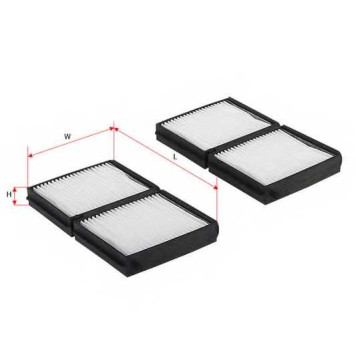 Фильтр салонный SAKURA Automotive CA-1703