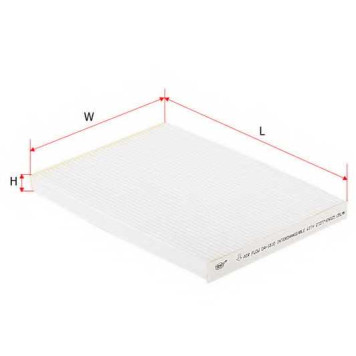 Фильтр салонный SAKURA Automotive CA-1810