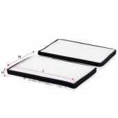 Фильтр салонный SAKURA Automotive CA-6501