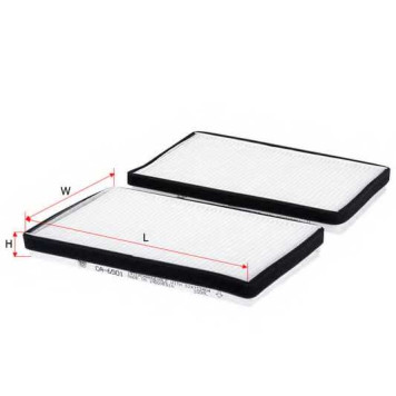 Фильтр салонный SAKURA Automotive CA-6501