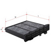 Фильтр салонный SAKURA Automotive CAC-10070