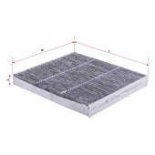 Фильтр салонный SAKURA Automotive CAC-1606