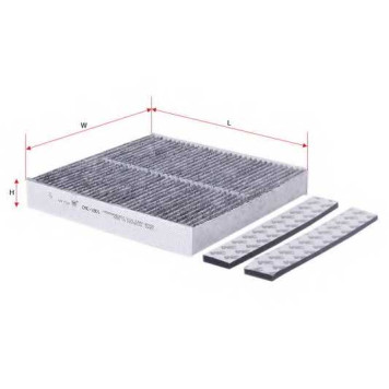 Фильтр салонный SAKURA Automotive CAC-1801